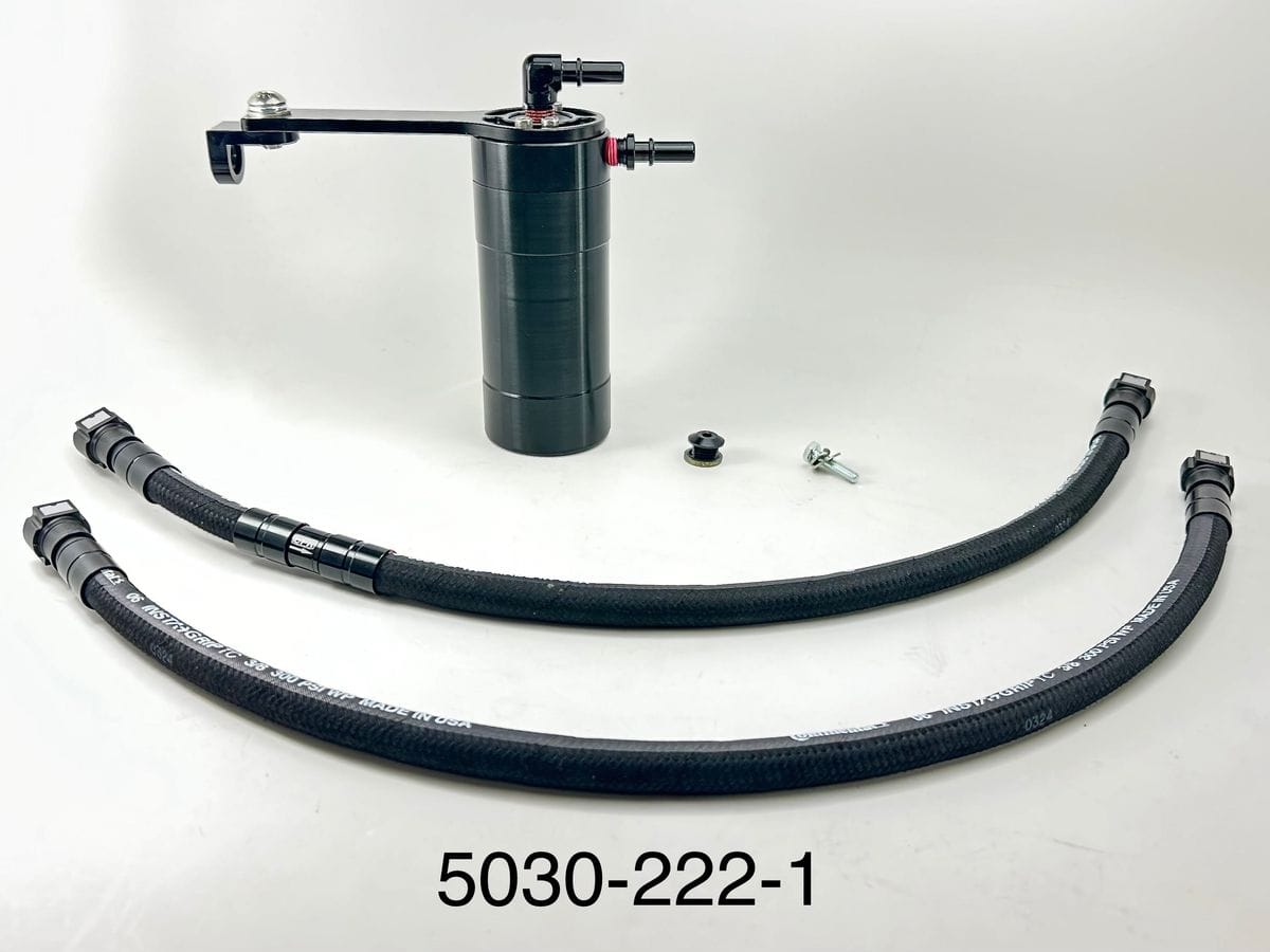 Plug N Play™ Single Valve Oil Catch Can Separator (fits 16-21 Camaro V8) UPR