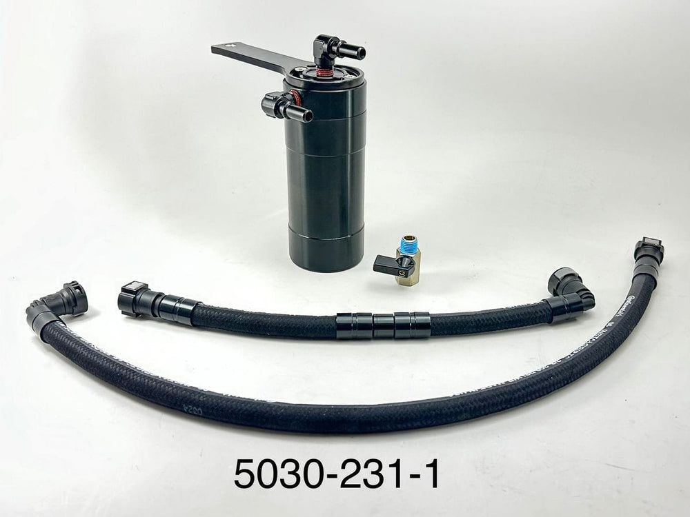 Plug N Play™ Pro Series Single Valve Oil Catch Can Separator (fits 14-18 GM Chevrolet GMC Truck 5.3L) UPR