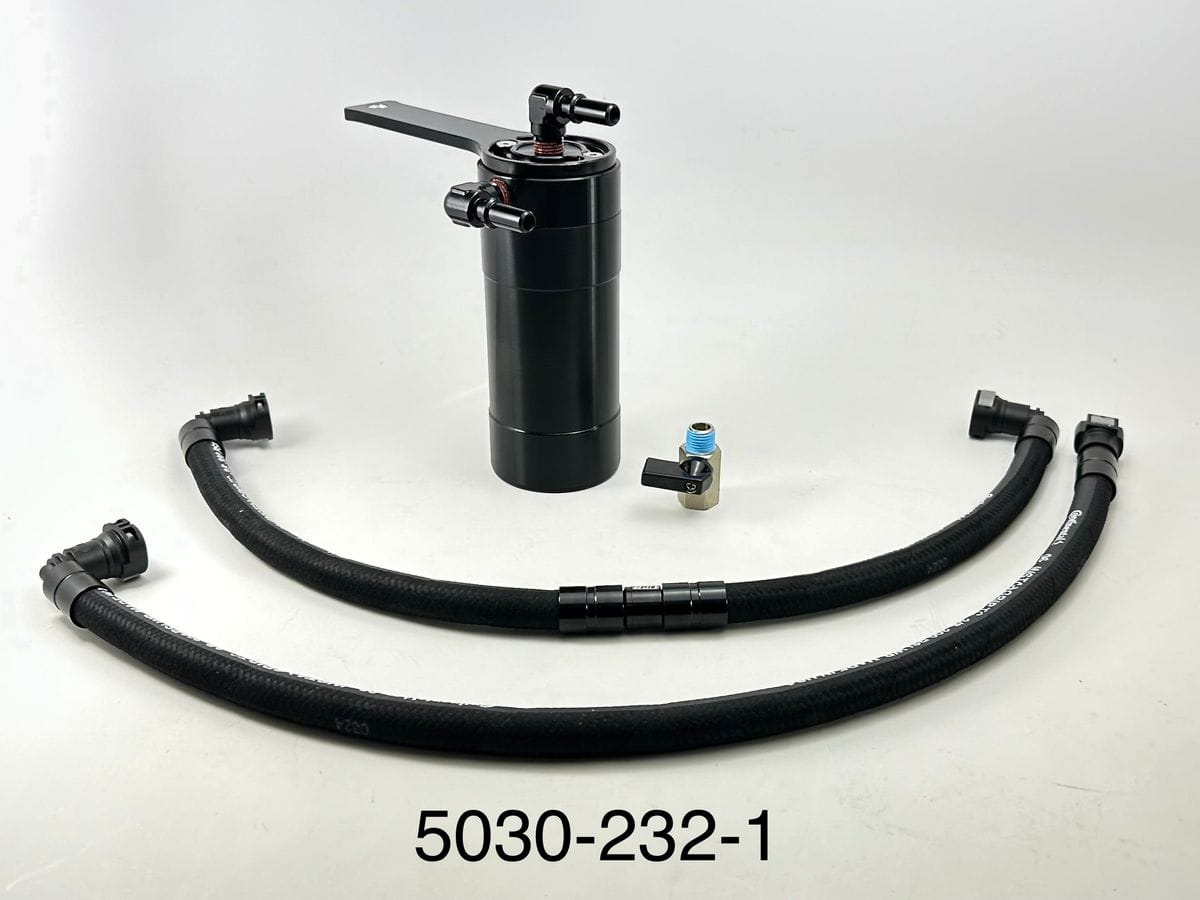 Plug N Play™ Pro Series Single Valve Oil Catch Can Separator (fits 14-18 GM Chevrolet GMC Truck 6.2L) UPR
