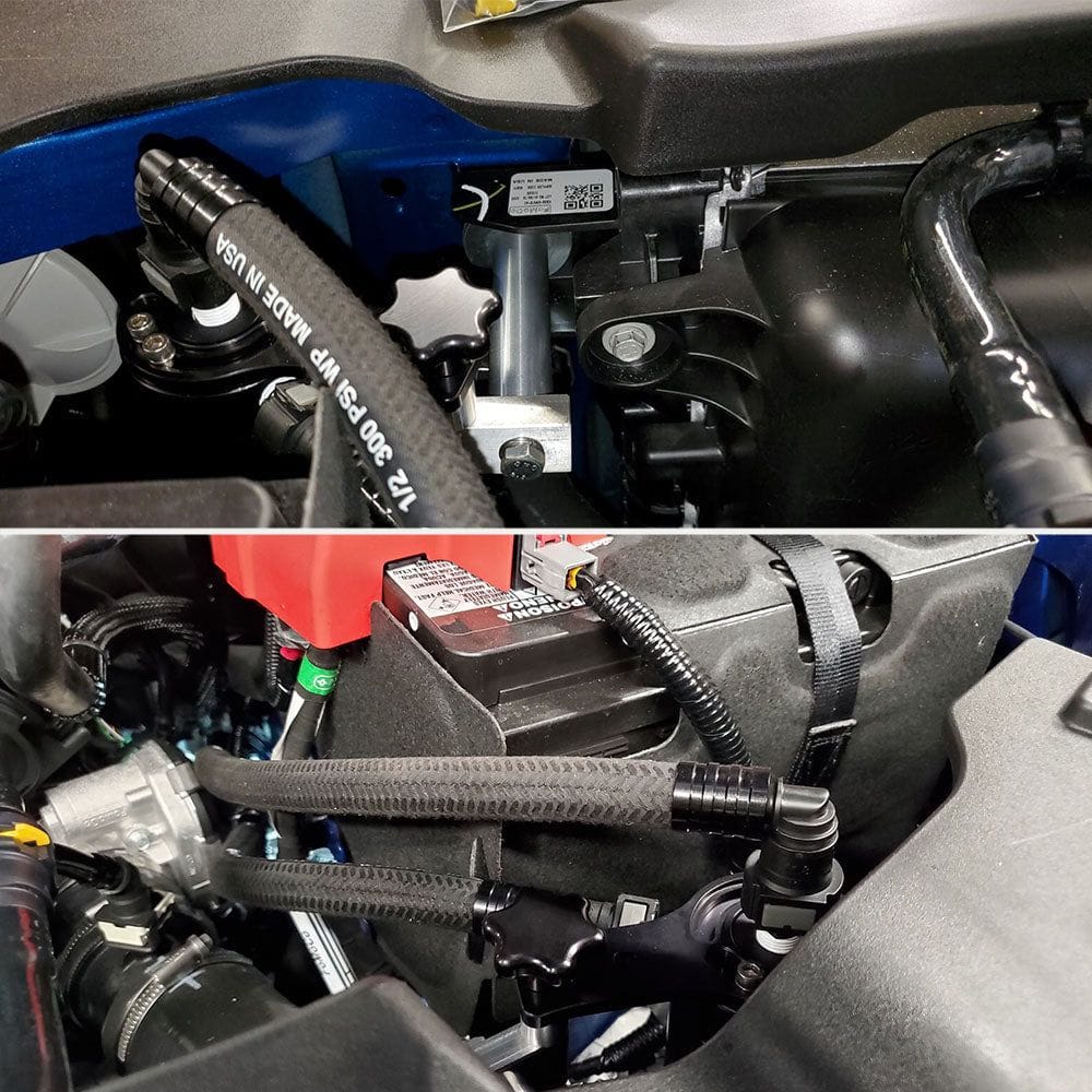 Plug N Play™ Single Valve Oil Catch Can Separator (fits 19-23 Ranger 2.3 Ecoboost) UPR