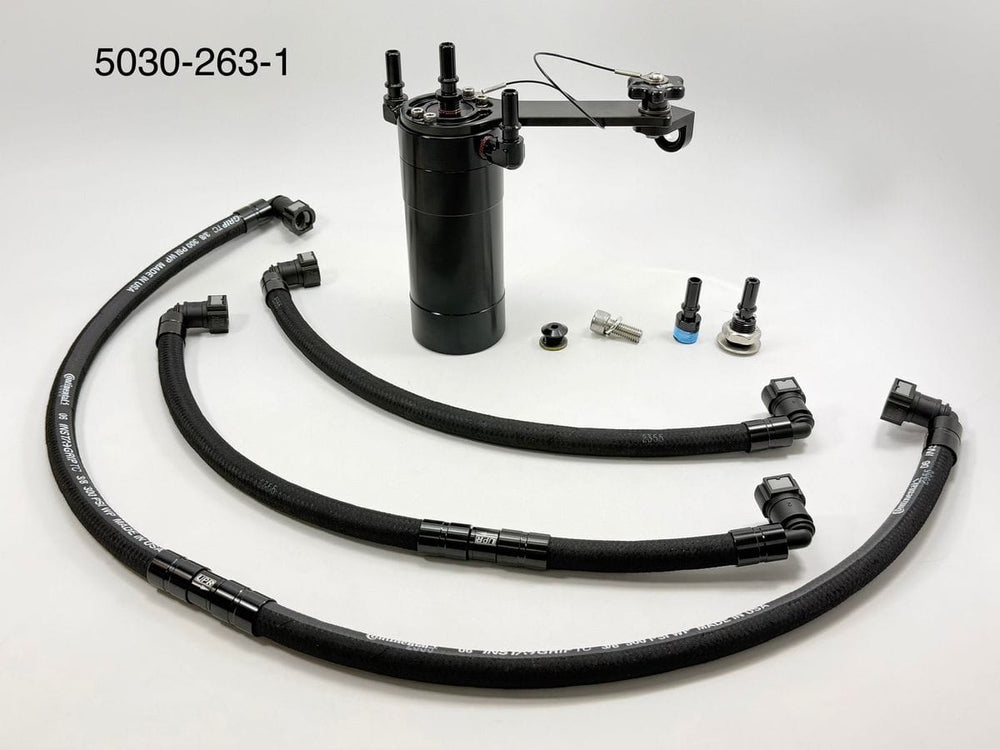 Plug N Play™ Dual Valve Oil Catch Can (fits 16-21 Camaro SS with Procharger) UPR