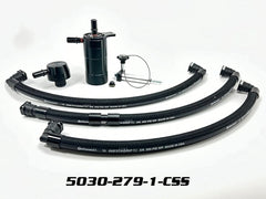 Plug N Play™ Single Valve Oil Catch Can with Clean Side Separator (fits 21-23 Mustang Mach 1 ) UPR