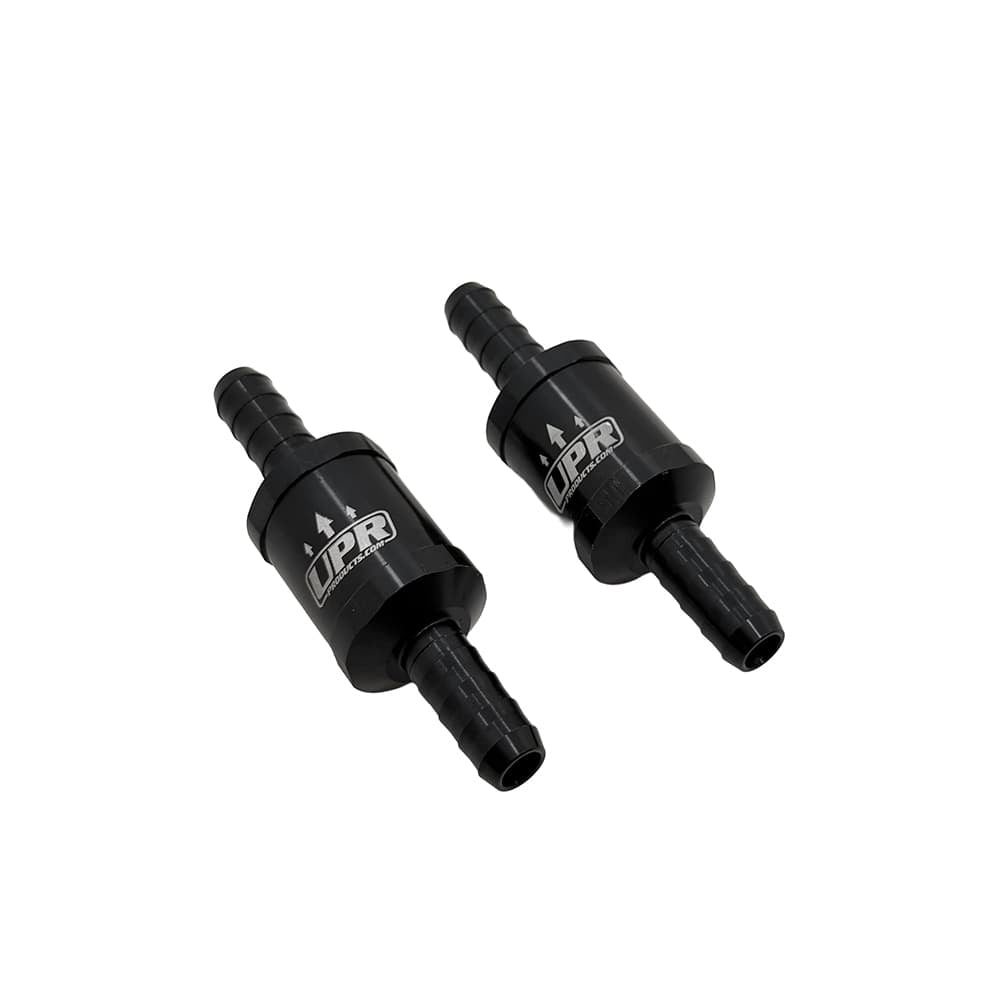 UPR Pro-Series™ 3/8 (11mm) Billet Check Valve - 0psi Cracking 0-100psi Operating Pressure 5044-01