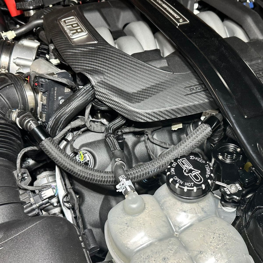 Plug N Play™ Oil Clean Side Catch Can (fits 2024 Mustang GT) UPR