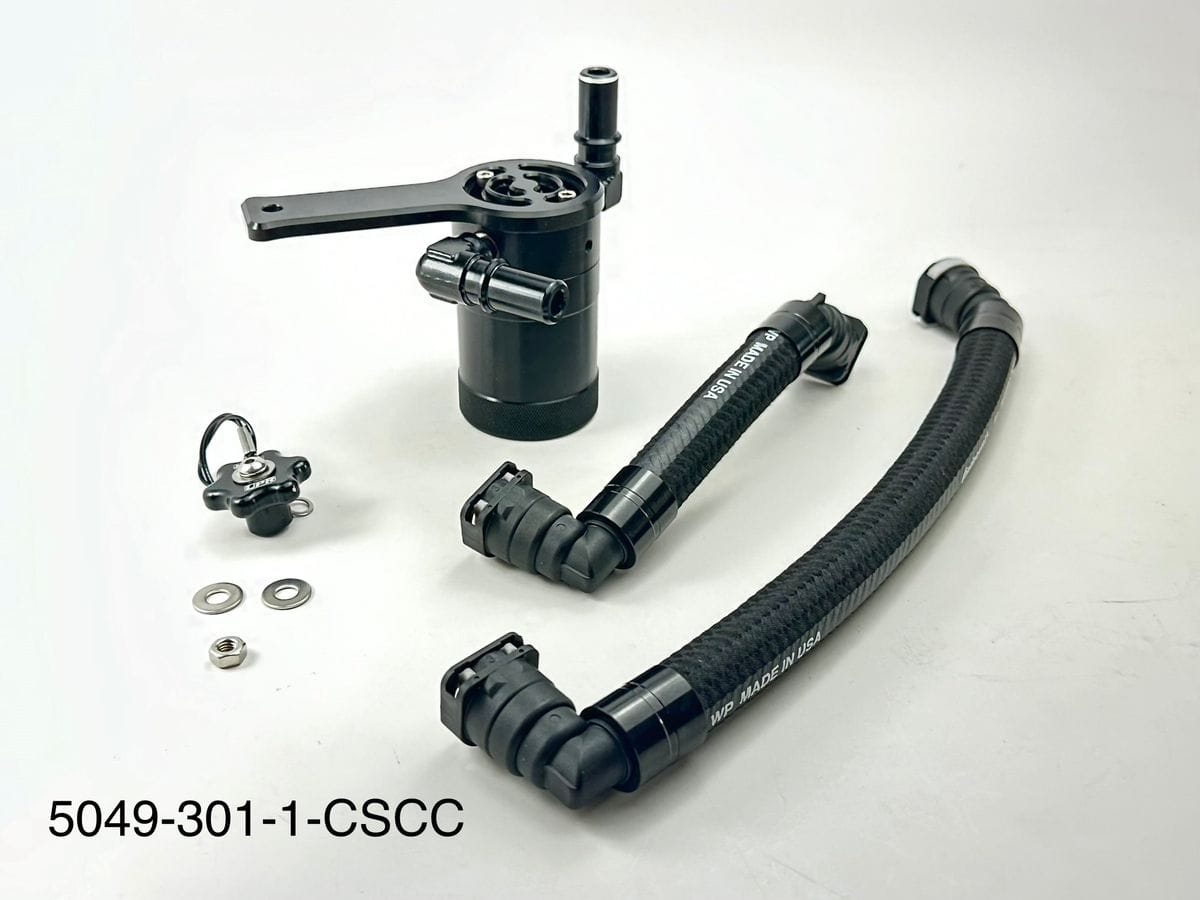 Plug N Play™ Oil Clean Side Catch Can (fits 24-25 Mustang GT w/Roush Supercharger) UPR