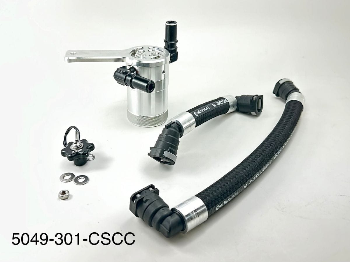 Plug N Play™ Oil Clean Side Catch Can (fits 24-25 Mustang GT w/Roush Supercharger) UPR