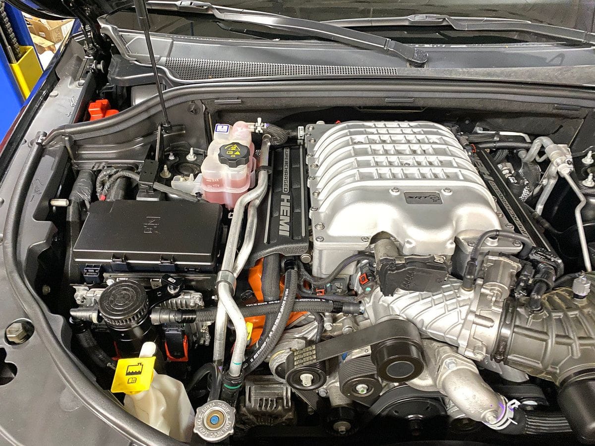 5050 Catch Can with built in One Way Breather ECU mount (fits 18-23 Jeep Trackhawk 6.2L) UPR