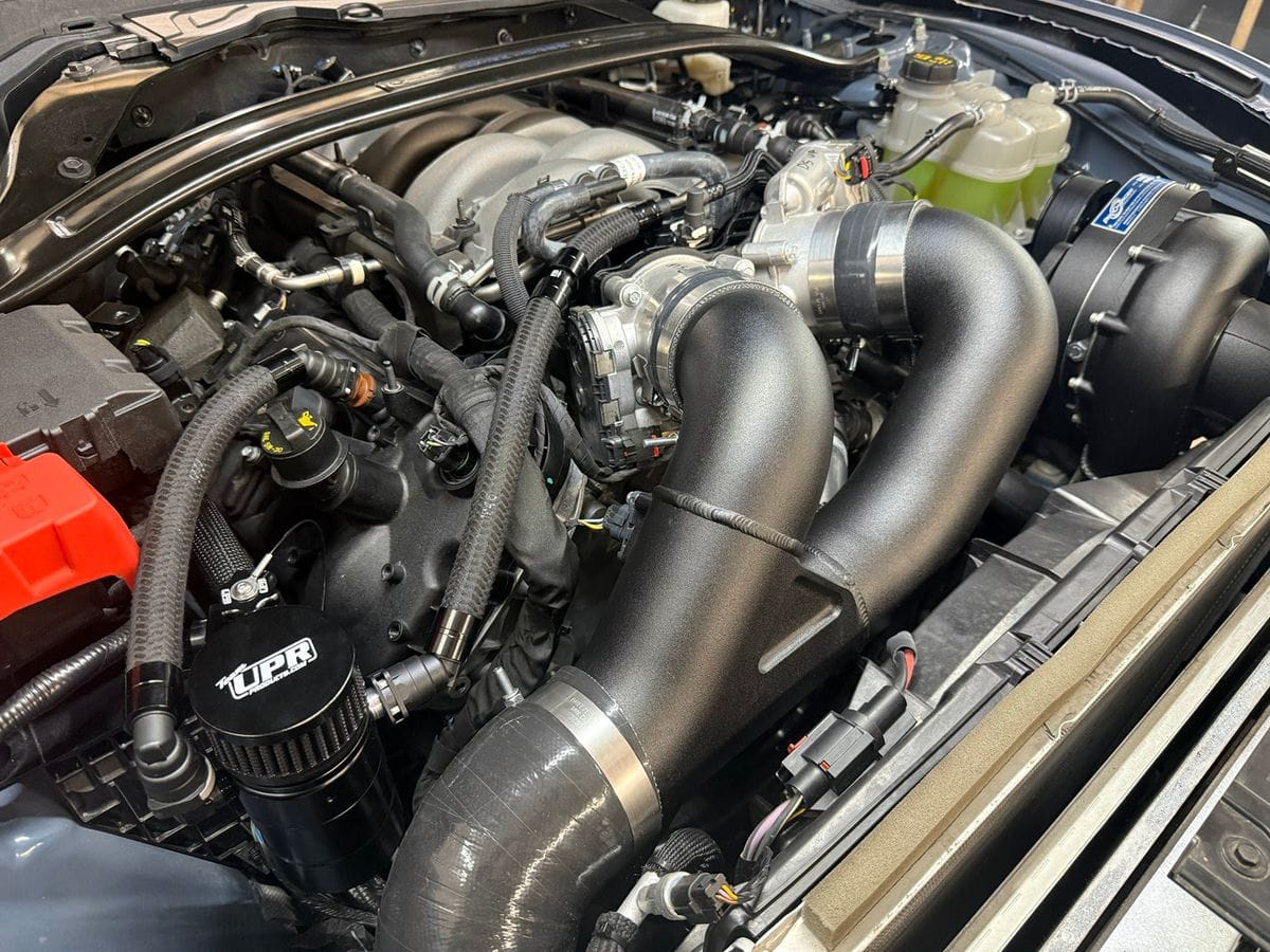 Plug N Play™ Catch Can One Way Breather (fits 24-26 Mustang with Procharger, ESS S650) UPR