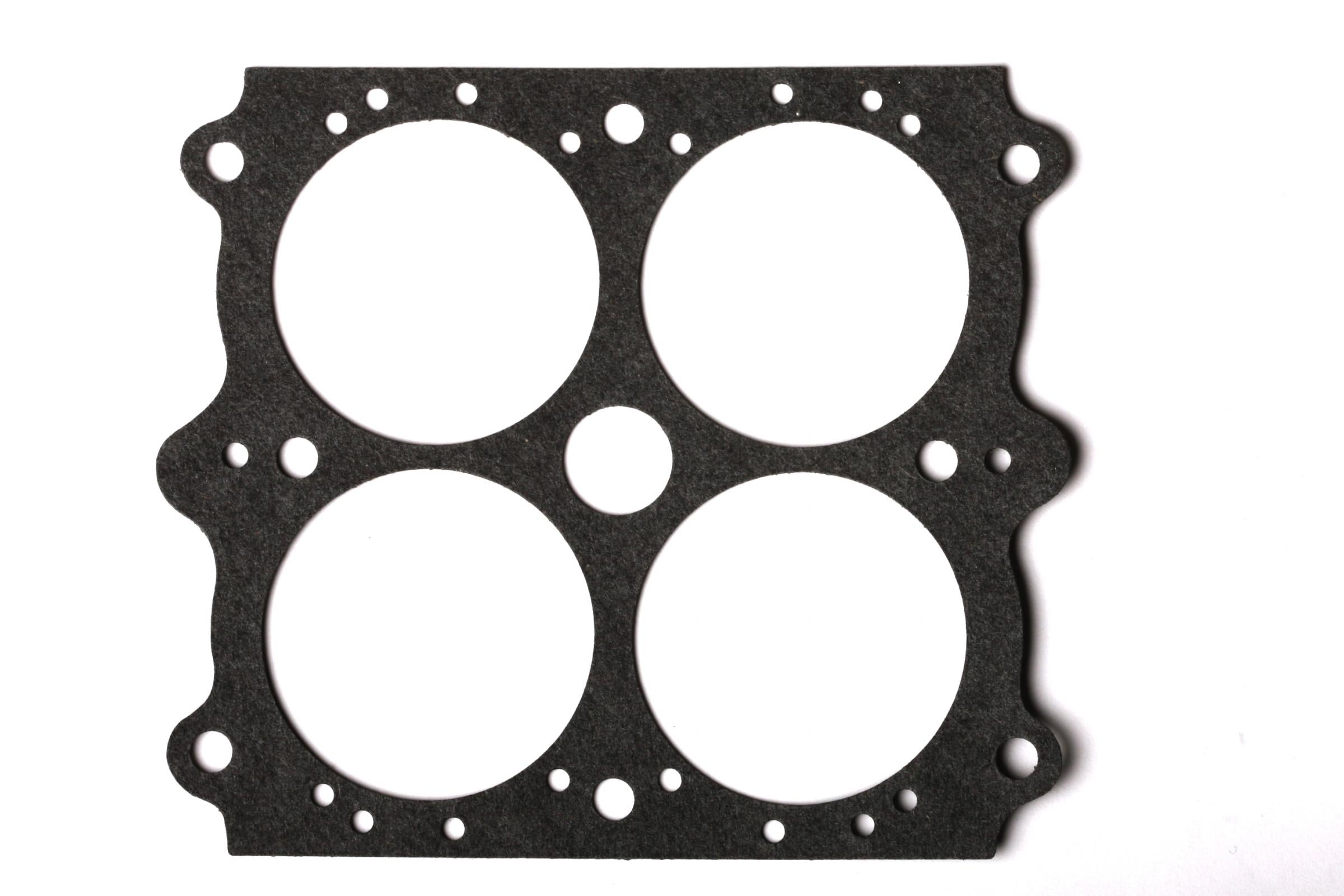 Throttle Body Gasket (1-11/16)1.6875 Inch X (1-11/16)1.6875 Inch Bore Size Model 4150 and Model 4160 Holley