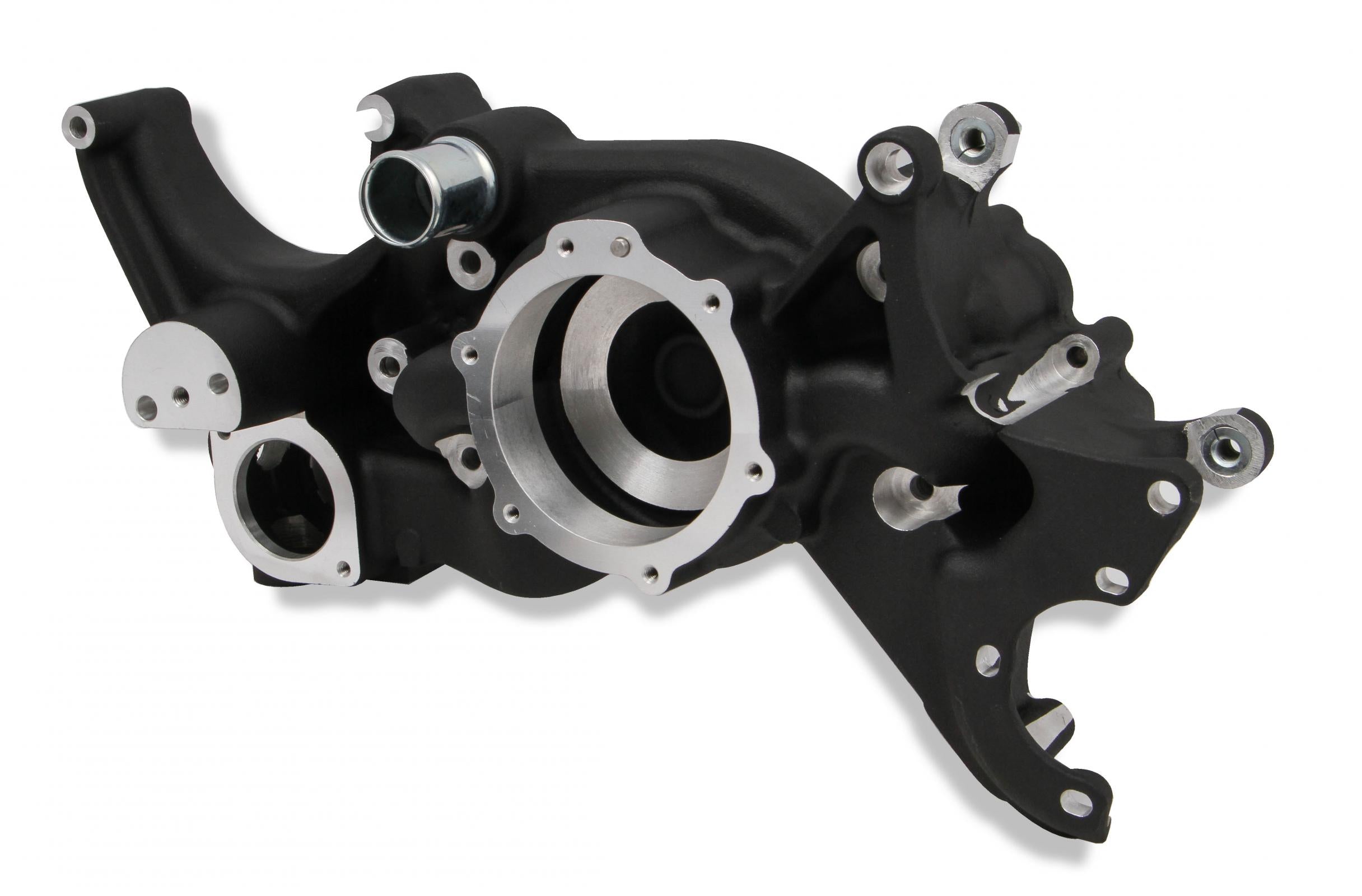 LT Cooling Manifold Black Mid Mount Accessory Drive Holley