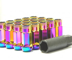 Wheel Mate Muteki SR48 Open End Locking Lug Nut Set of 4 - Black 12x1.25 48mm - 32901B Photo - Primary