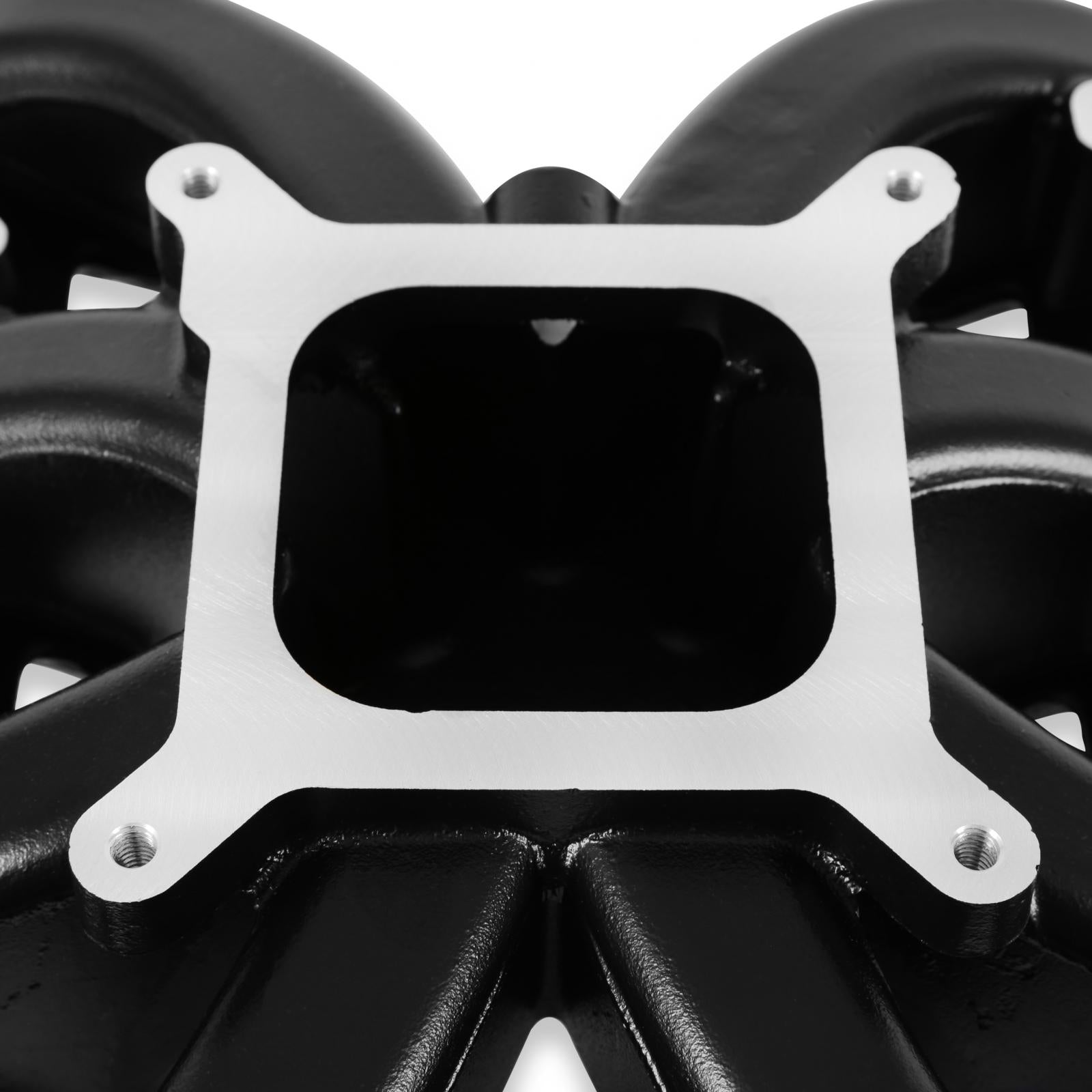 Single Plane Intake GM LS1/LS2/LS6 Black Ceramic Coated, Carbureted Single Plane Intake Manifold Fits All GM LS Gen III or IV Engines Equipped with LS1/LS2/LS6 Style Cathedral Port Cylinder Heads Holley