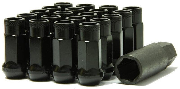 Wheel Mate Muteki SR48 Open End Lug Nuts - Black 12x1.50 48mm - 32906B Photo - Primary