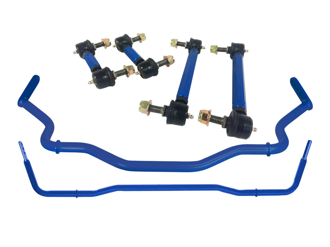Steeda Mustang Adjustable Front and Rear Sway Bar With Endlinks