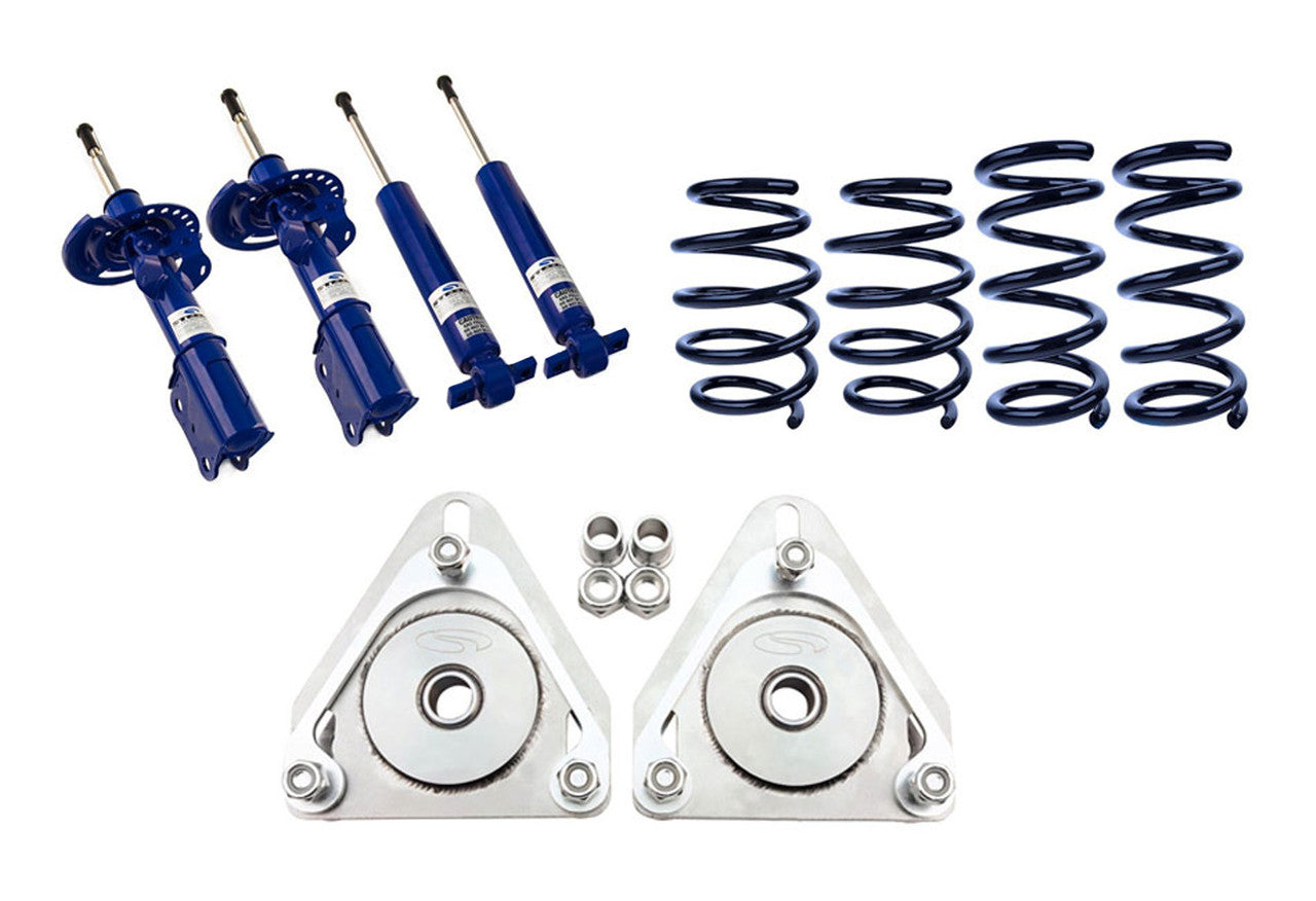 Steeda Mustang Progressive Springs Camber Plate Adjustable Shocks Strut Combo Kit