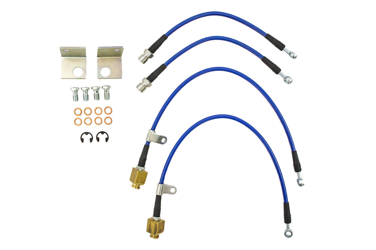 Steeda Mustang Stainless Braided Brake Lines