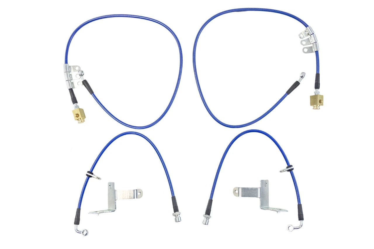 Steeda Mustang MagneRide Braided Stainless Brake Line Kit