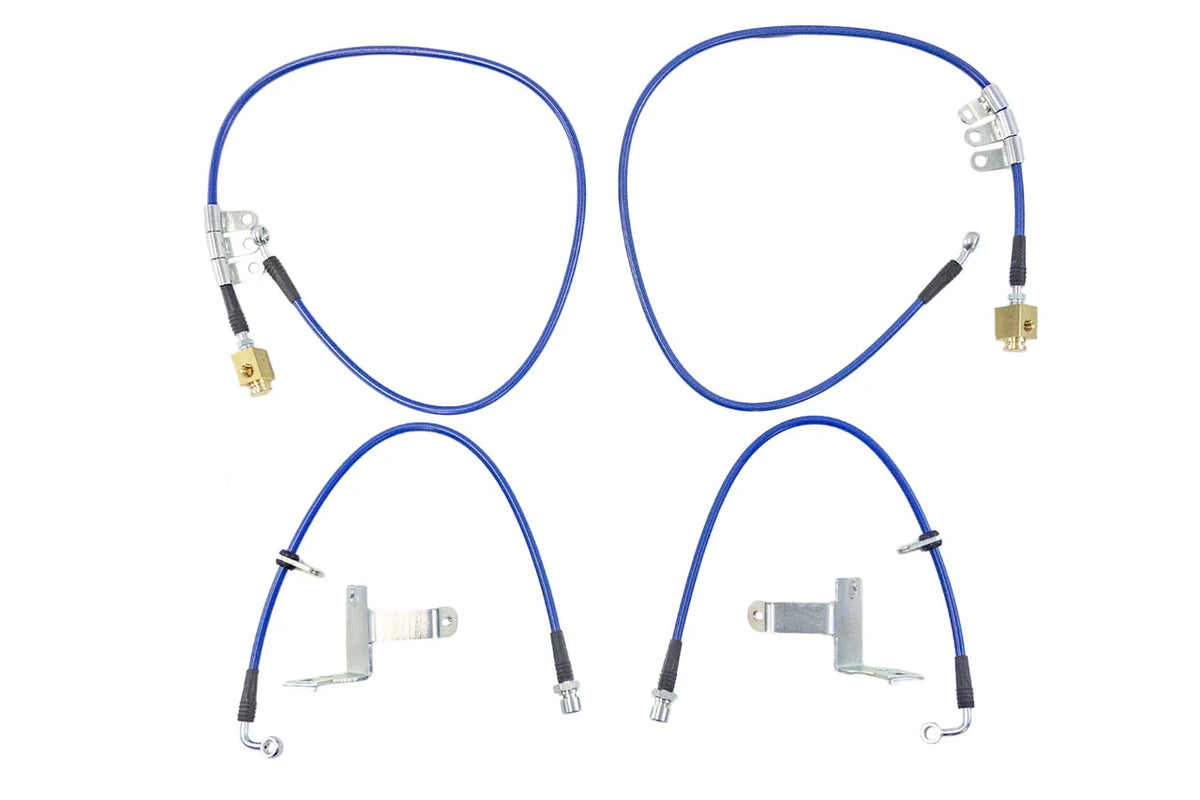 Steeda Mustang MagneRide Braided Stainless Brake Line Kit