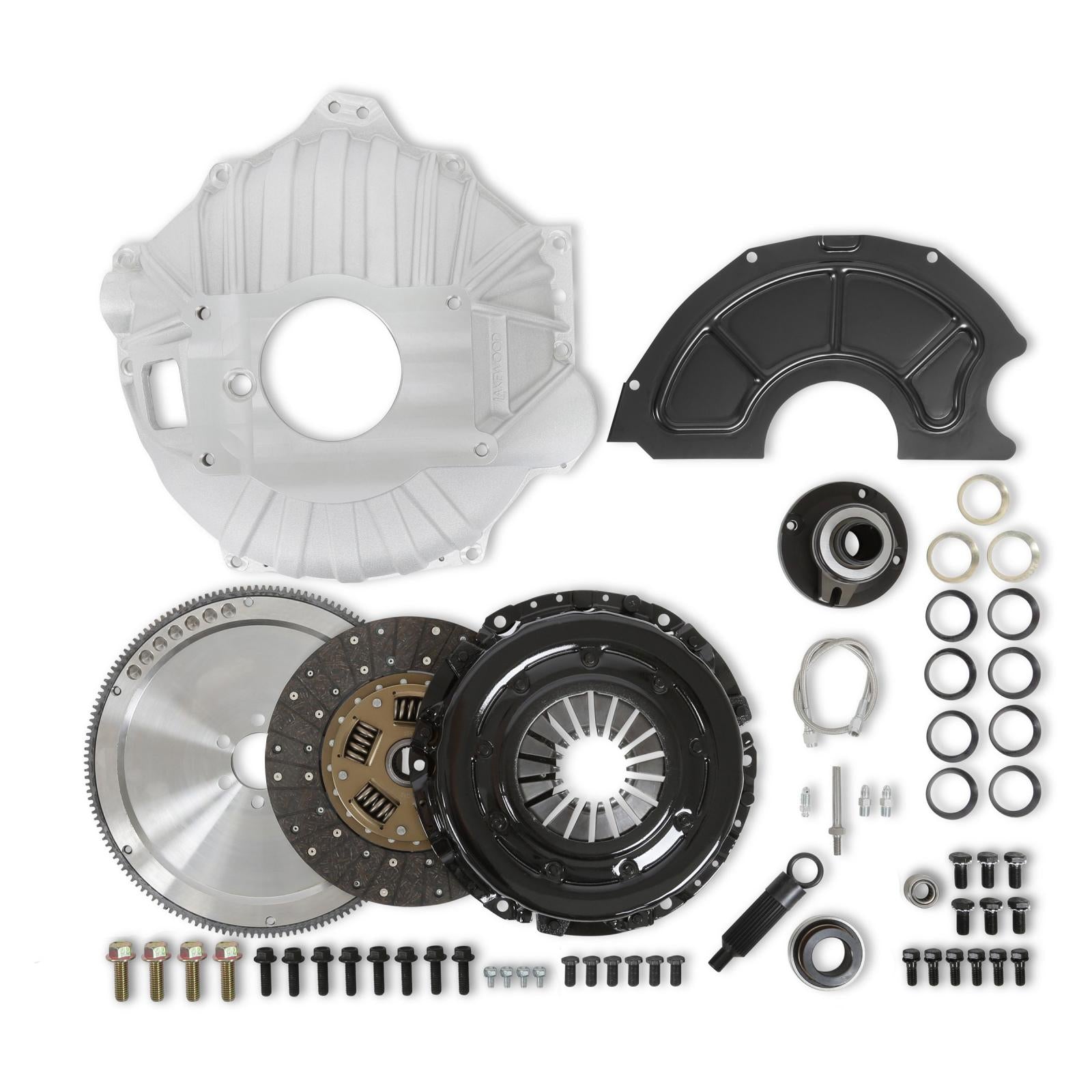 Complete Transmission Installation Kit for GM Tko/tkx Fits 1986-1993 Externally Balanced Small Block Chevrolet Engines Holley