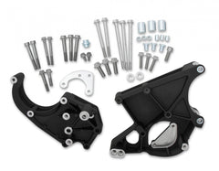 LS/LT High-Mount Accessory Drive Bracket Passenger's & Driver's Side Brackets Black Alt, P/S & A/C- Fits Sanden SD508 or SD7 Comp Holley