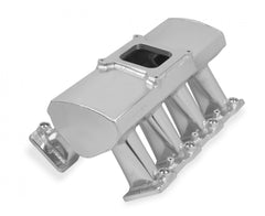 Sheet Metal Fabricated Intake Manifold GM Ls1/2/6 Hi-Ram Sheet Metal Fabricated Intake Manifold Ls1/Ls2/Ls6 Single Plane EFI + Fuel Rail Kit Silver With Logo Sniper EFI