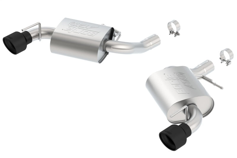 Borla 2016 Chevy Camaro SS V8 AT/MT ATAK Rear Section Exhaust w/o NPP Valves Ceramic Black - additional view