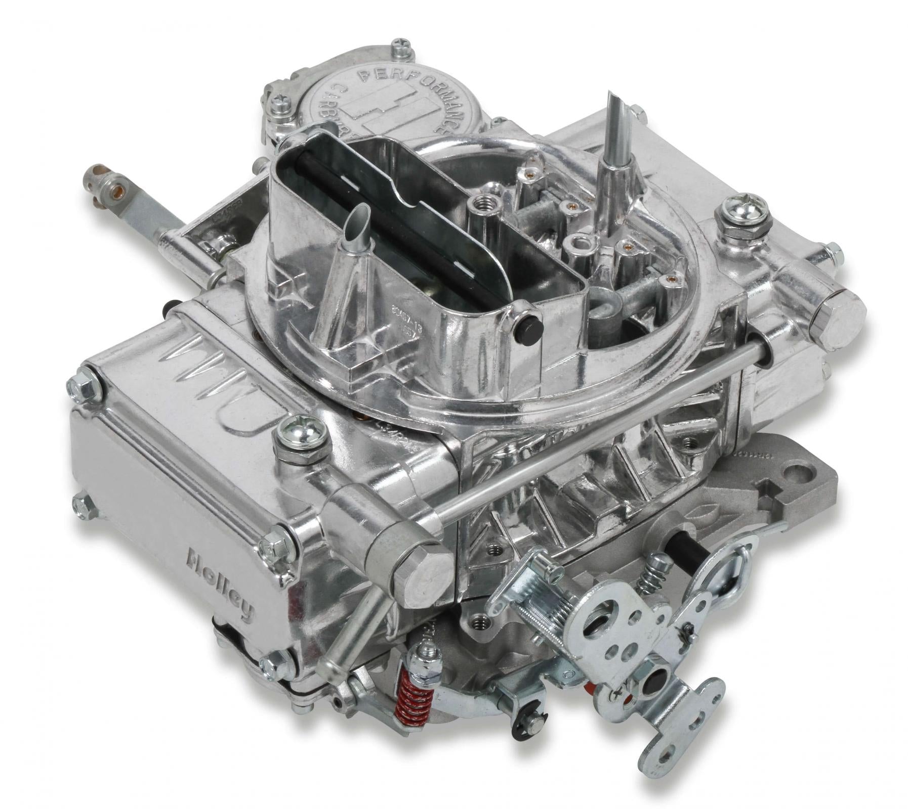 Street Warrior Carburetor 600 CFM 4160 Vacuum Secondaries Shiny Gasoline Holley