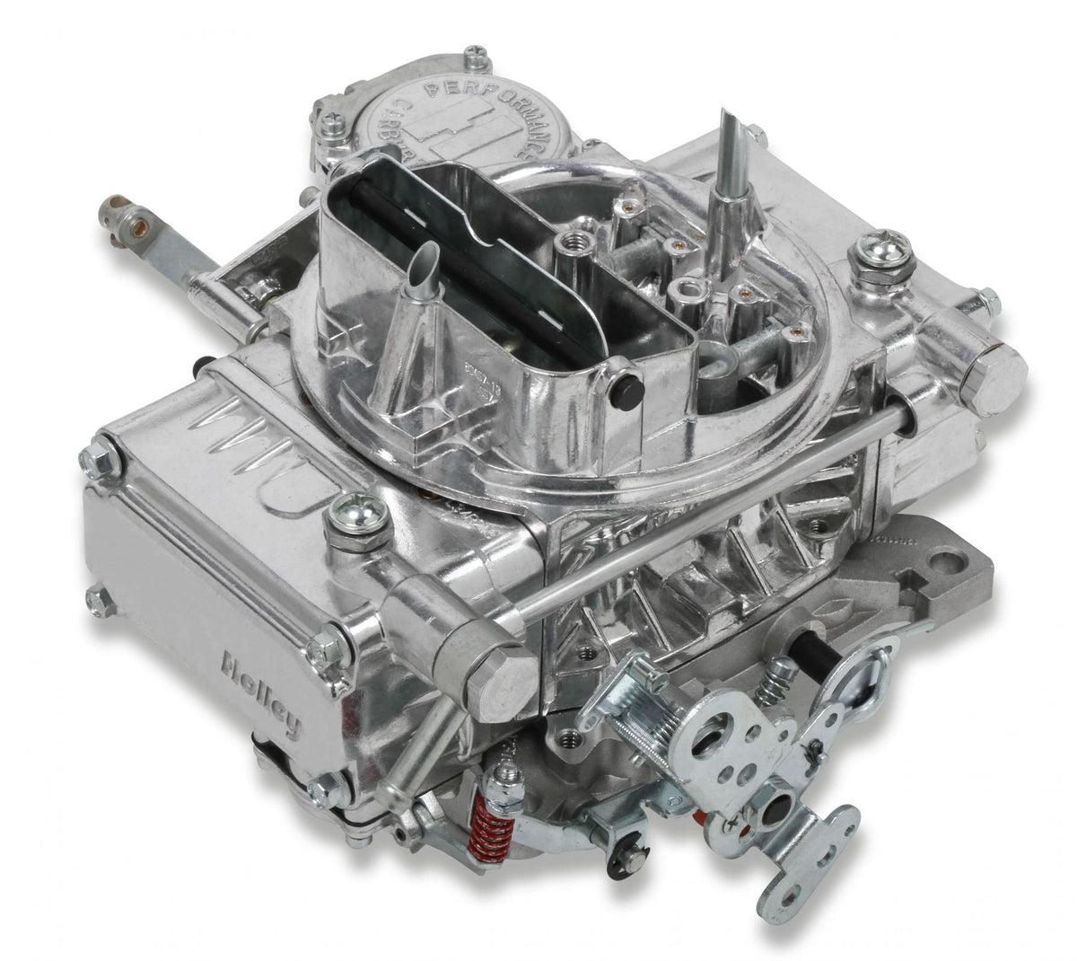 Street Warrior Carburetor 600 CFM 4160 Vacuum Secondaries Shiny Gasoline Holley