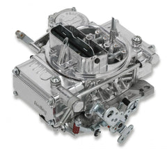 Street Warrior Carburetor 600 CFM 4160 Vacuum Secondaries Shiny Gasoline Holley