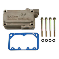 Aluminum Primary Fuel Bowl Kit, Side-Hung-Float Style for Model 4160 Carburetors Standard Finish Holley