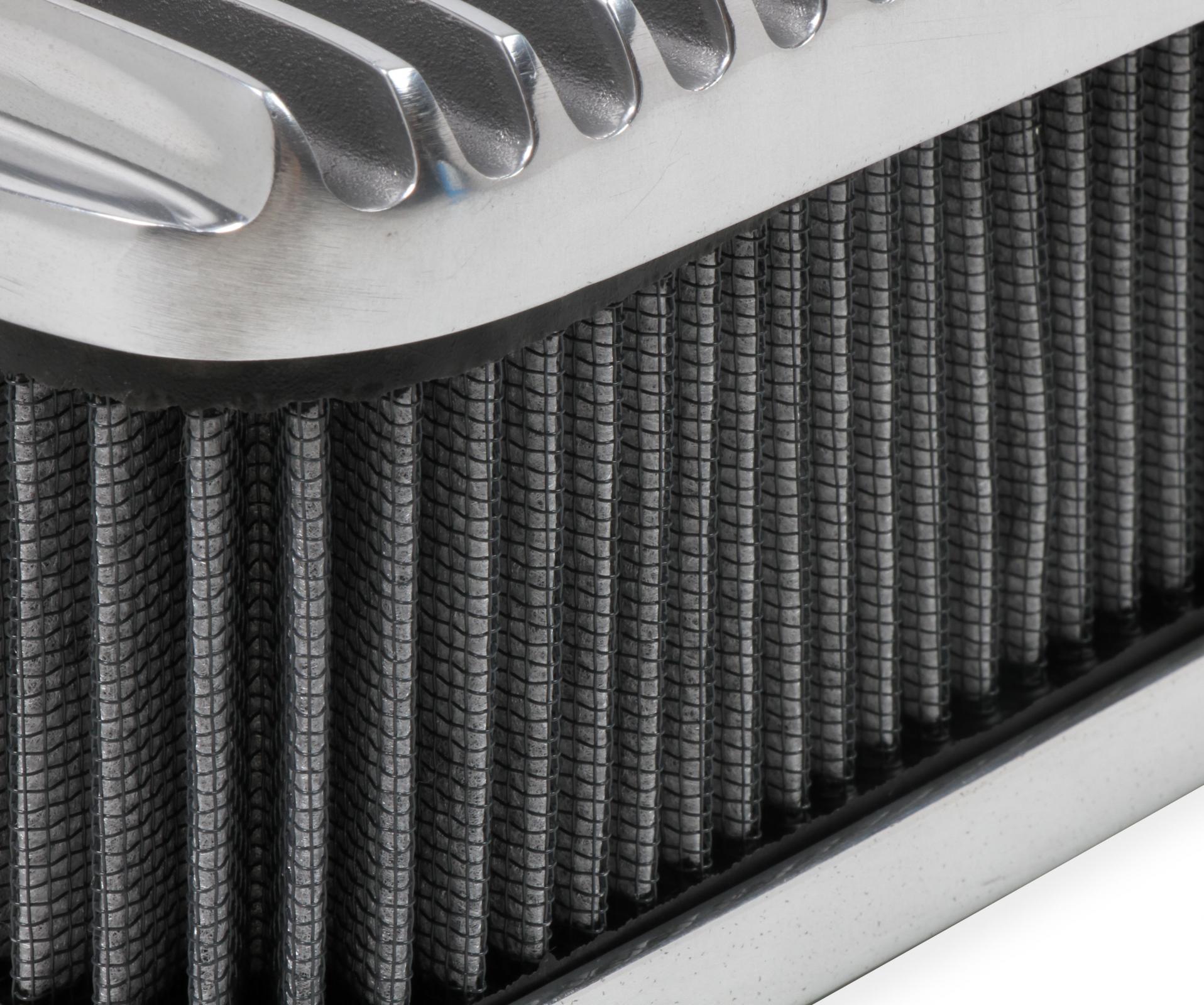 3X2 AIR Cleaners & Filters, Set of 3 3X2 Air Cleaners Finned with S&B Filters Set of 3 Holley
