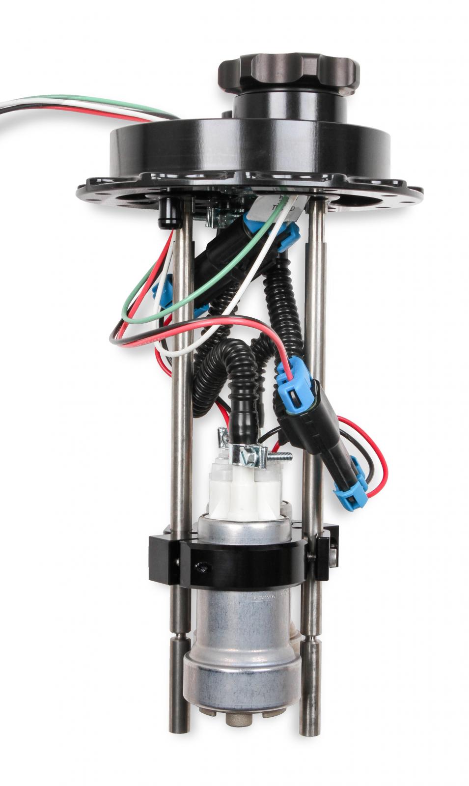 Fuel Cell EFI Pump Module Assembly 12-Bolt Flange Dual 450 LPH Drop-In EFI Holley