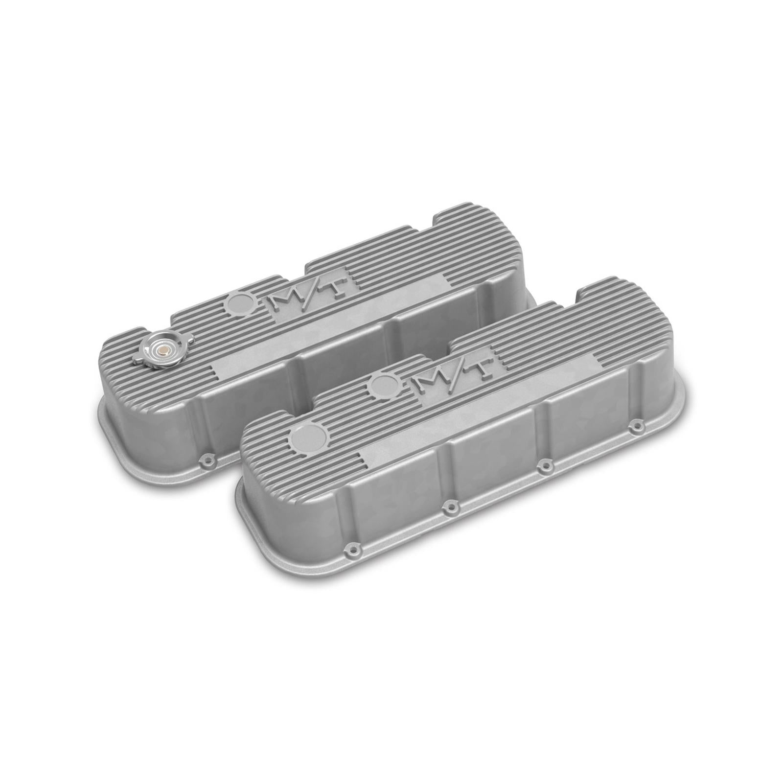 Tall M/T Valve Covers for Big Block Chevy Engines Natural Cast Finish Cast Aluminum Tall M/T Valve Cover for BBC Engines, Natural Finish Holley