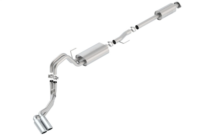 Borla 15-16 Ford F-150 3.5L EcoBoost Ext. Cab Std. Bed Catback Exhaust S-Type Truck Side Exit - additional view 2