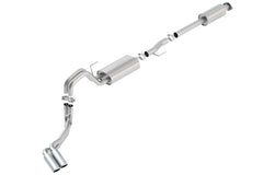 Borla 15-16 Ford F-150 3.5L EcoBoost Ext. Cab Std. Bed Catback Exhaust S-Type Truck Side Exit - additional view 2