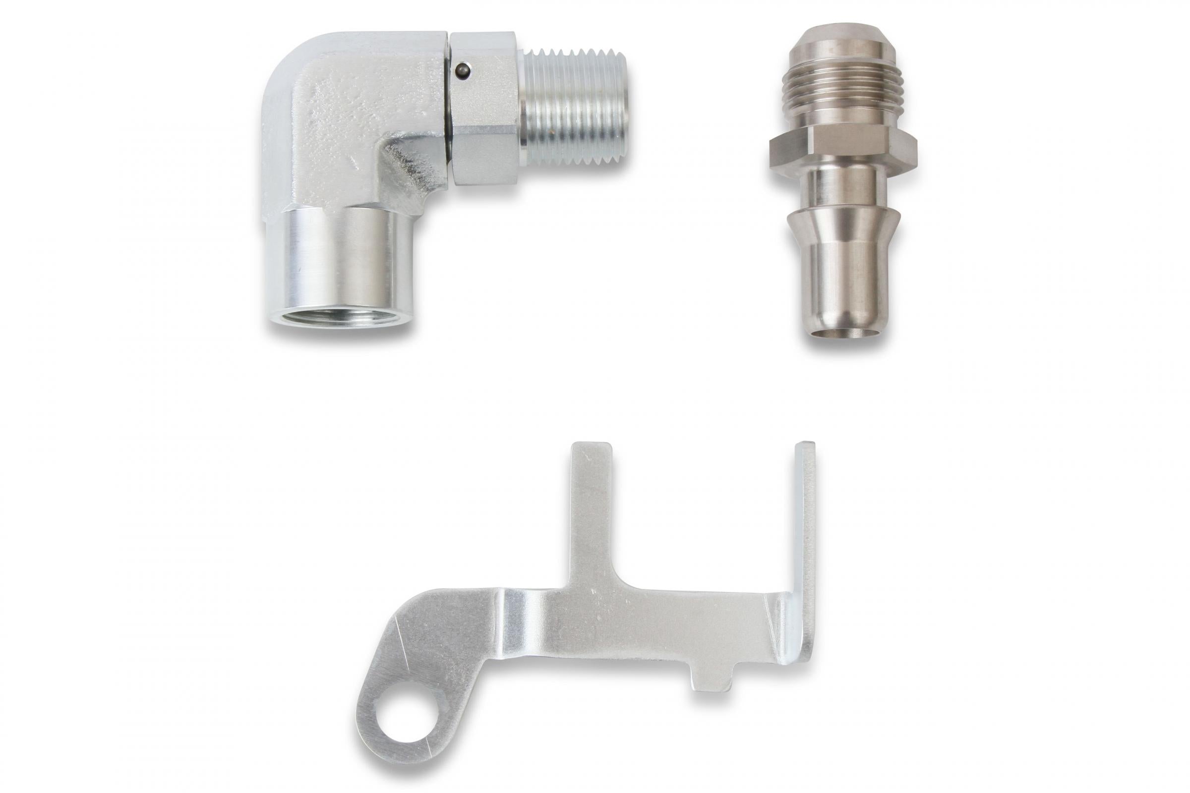 97-212 Oil Return Check Valve Adapter Kit-LT Oil Pans LT Engine Mid Mount Accessory Drive System Holley