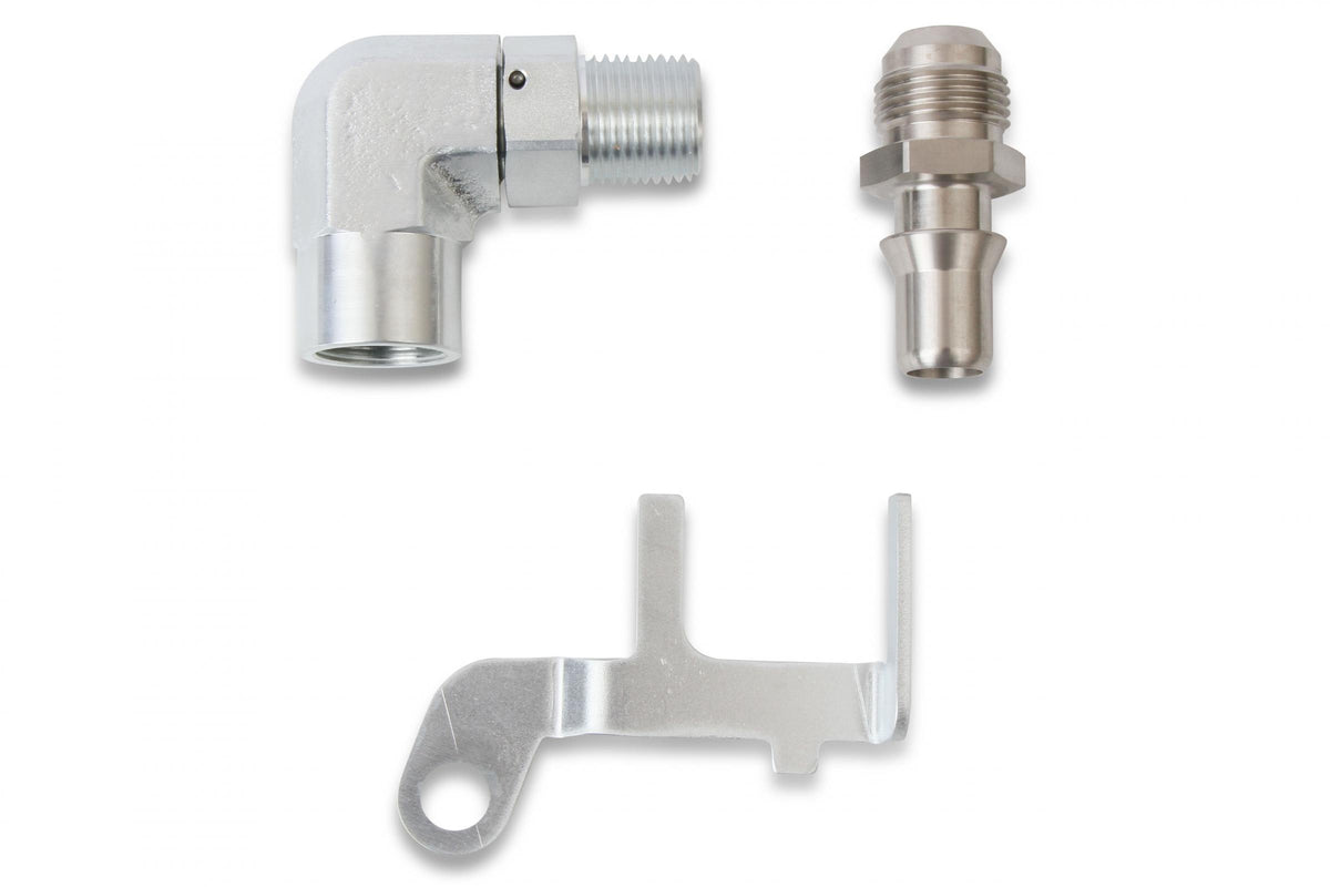 97-212 Oil Return Check Valve Adapter Kit-LT Oil Pans LT Engine Mid Mount Accessory Drive System Holley