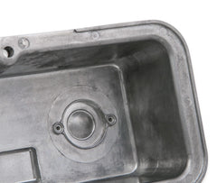 M/T Valve Covers Vintage Style Finned SBC Satin Black Chevrolet Small Block Perimeter Bolt Cast Aluminum Holley