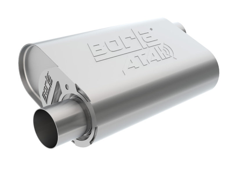 Borla CrateMuffler LS3 ATAK 2.5in Offset/Offset 14inx4.35inx9in Muffler - additional view