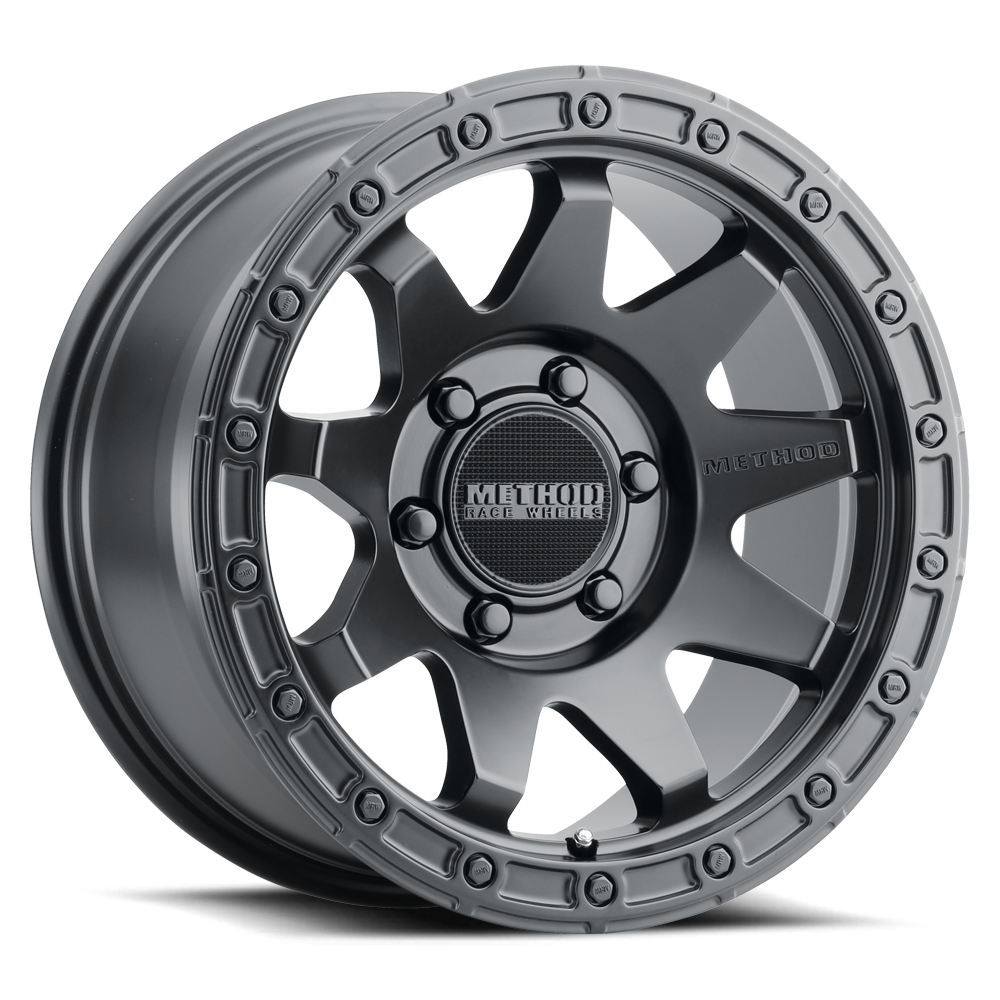 Aluminum Wheels 20x9 MR317 Bolt Pattern 6 On 139.7 Offset 18 Lip Size 0.83 Matte Black MB Method