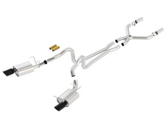 Borla 2011-2012 Mustang GT 5.0L Black Chrome 4.5in Rd Tip ATAK Catback Exhaust - additional view 2