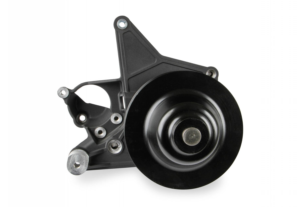 Bracket Kit, P/S LT4-W Long Spacer Natural-Black Finish Power Steering Bracket GM LT4 System Holley
