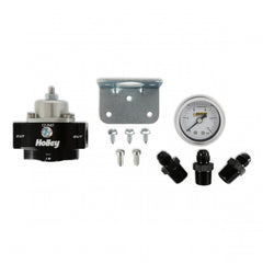 Billet Bypass Fuel Pressure Regulator Kit Pressure Range 15-60 PSI Fittings and Gauge Included Holley