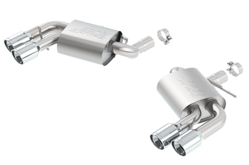 Borla 2016 Chevy Camaro 6.2L AT/MT S-Type Rear Section Exhaust w/o Dual Mode Valves - additional view 2