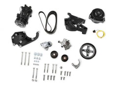 LS/LT High-Mount Complete Accessory Drive Kit- Black Finish Includes SD508 A/C Compressor, Alternator, P/S Pump, Tensioner, Belt, & Pulleys Holley