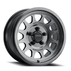 Aluminum Wheels 15x7 MR414 Bead Grip UTV Bolt Pattern 5 On 114.3 Offset 13 Lip Size 1.18 Graphite GY Method