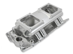 Sheet Metal Fabricated Intake Manifold Big Block Chevy Fabricated Intake Manifold Bbc Single Plane 2 X 4500 Silver With Logo Sniper EFI