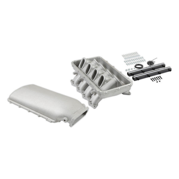 Holley EFI Ultra Hi-Ram Ford Coyote Bare Aluminum Intake Manifold (Use W/ 13-14 GT500 Throttle Body)