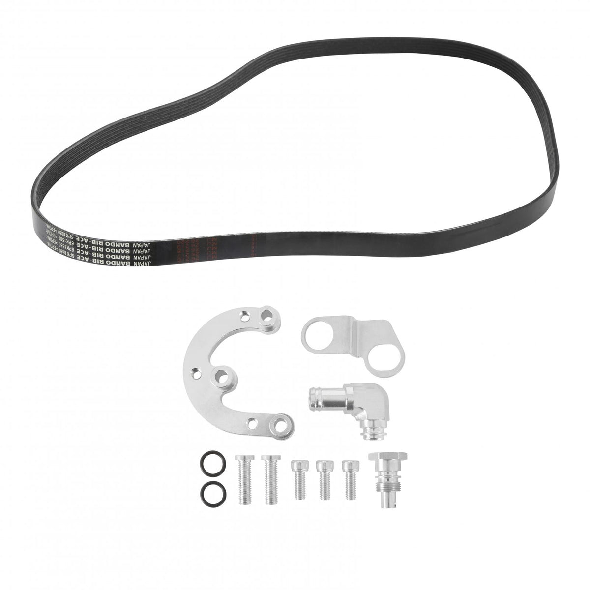 Power Steering Pump Relocation Kit SBF Mid-Mount- Accessory Drive Allows the Installation of a Mechanical Fuel Pump Holley