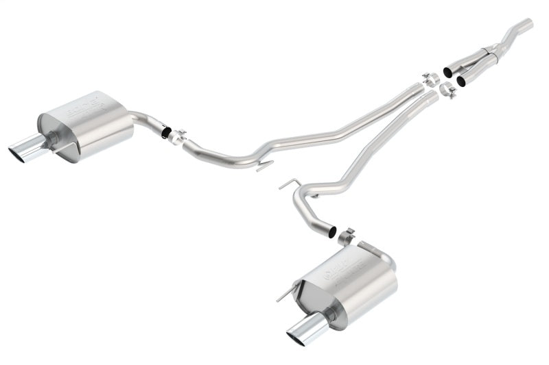 Borla Atak Cat Back 15-17 Ford Mustang 2.3L EcoBoost MT/AT 2.25in pipe 4in tip - additional view